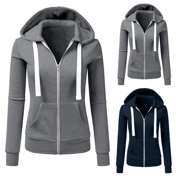 

women's jackets women fashion casual long sleeve loose hooded splicing outwear plush coat for jacket 2021, Black;brown