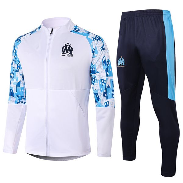 

2020 21 football jersey om thauvin radonjic sportswear sanson benpayet benedetto gustavo men's jacket sportswear set, Black