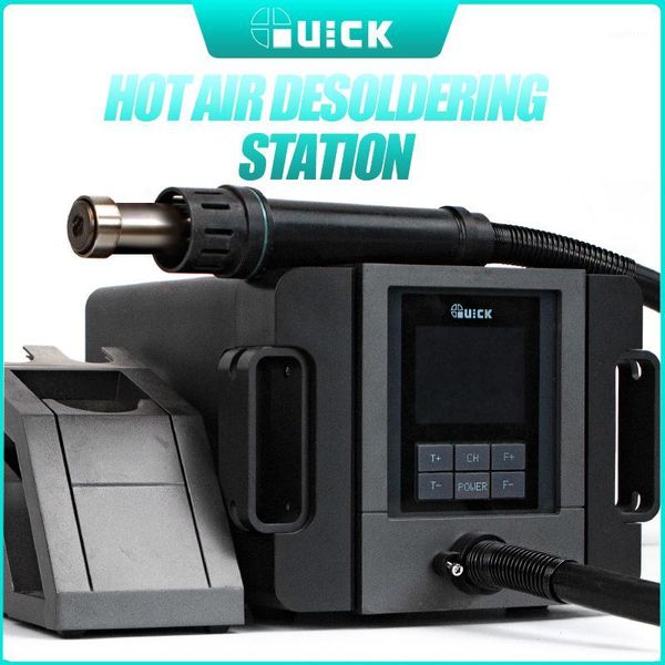 

quick tr1300a 1300w heat gun nozzle 110v 220v air blower welding solder station 100 to 500 temperature adjustable home1