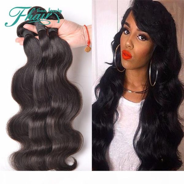

3 bundles grade 7a peruvian hair weaves wholesale body wave hair extensions 100% unprocessed natural black hair bundles
