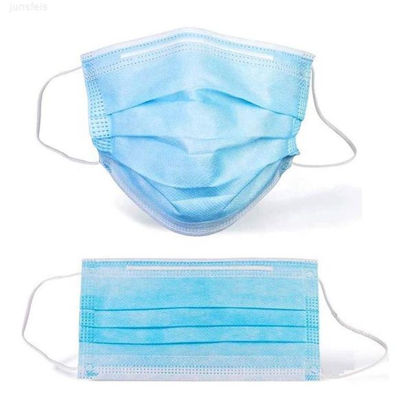 

woven wholesale disposable blue 3ply face earloop for anti-dust mask ship
