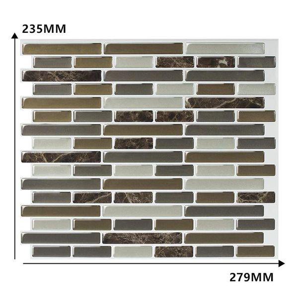 

house decoration 3d pet wall stickers paper brick stone wallpaper diy rustic effect self adhesive home decor sticker living room