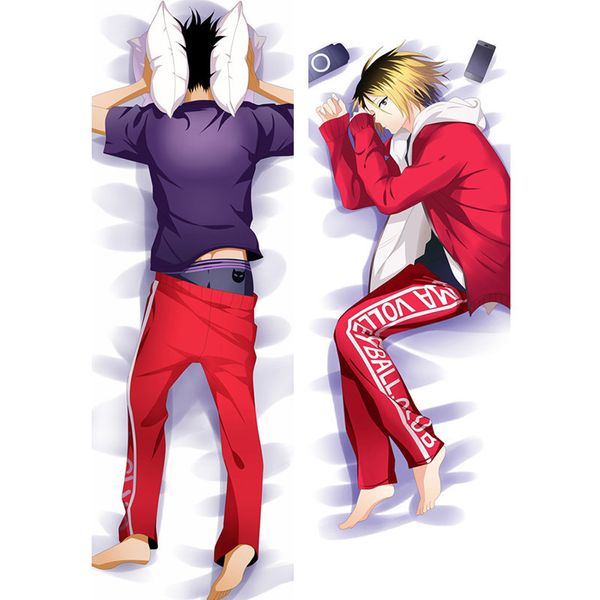 Anime Haikyu Yastık Kapak Sugawara Koushi Dakimakura Serin Boy Oikawa Tooru 3D İki-Yan Yatak Sarılma Vücut Seksi Yastık Hediye 201212