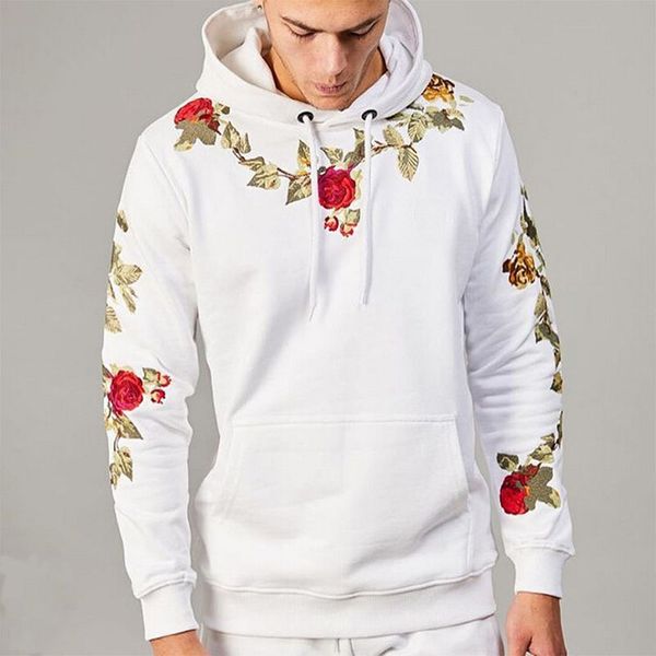 

2020 new rose clothes hoodie sweatshirt men game street wear hip hop men hoodie sweatshirt men harajuku, Black