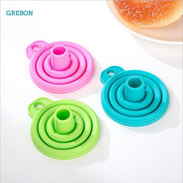 

1 шт. аксессуары для рисования мини складной силиконовый портативный воронка бытовая жидкость дозирования кухонного инструмента diy длинная