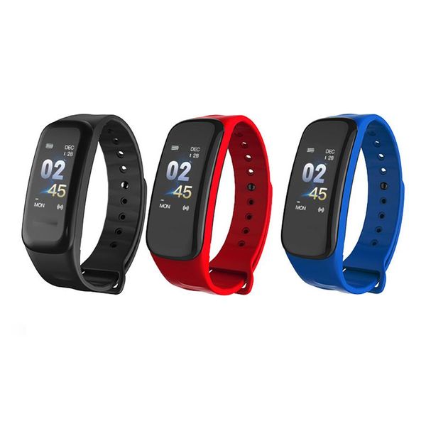 2020 Smart Band Fitness Tracker Sport Monitor Braccialetto intelligente IP67 Impermeabile Sedentario Ricordare Braccialetti 6 colori