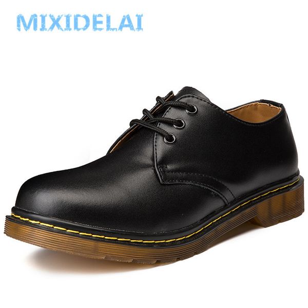 

mixidelai new big size brand genuine leather men shoes spring oxford shoes fashion casual designer male shoes leather moccasins t200110, Black