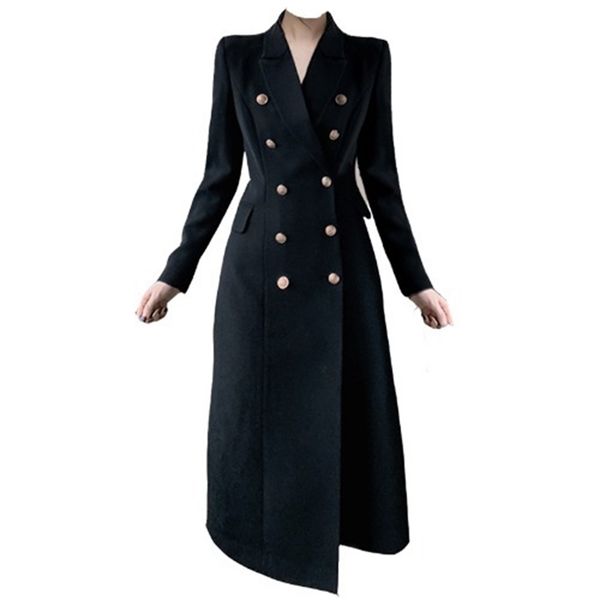 

autumn 2021 cross-border and winter clothing new temperament famous double ranks pearl thin-fitting blazer-fitting suit v4ya, Black;gray