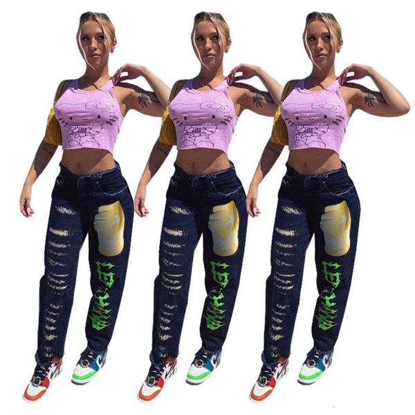 

women's digital multi color printed 6077 casual pants, Black;gray