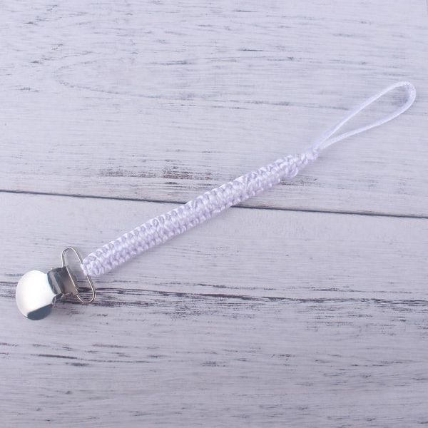 

braided dummy clips baby boys girls pacifier chain teething leash strap soothie pacifier holder clips q wmthtu