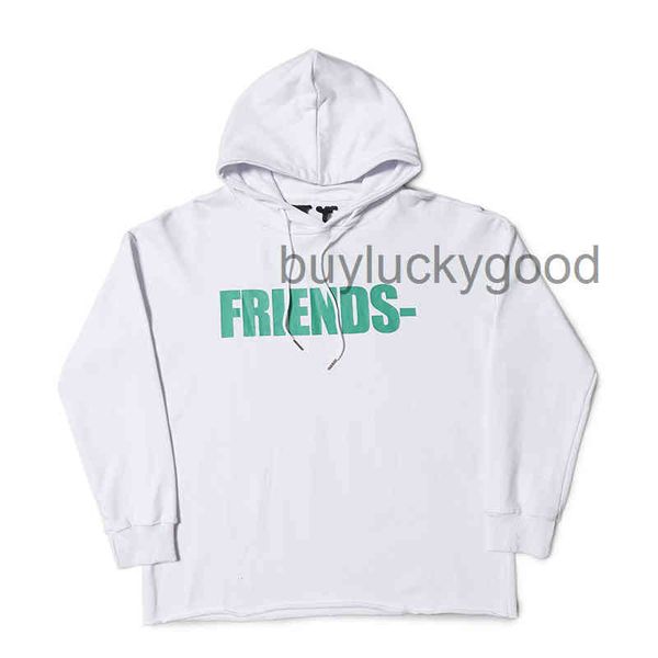 

brand hoodie trendy v friends casual loose spring autumn men's women's lovers over size mc8e, Black