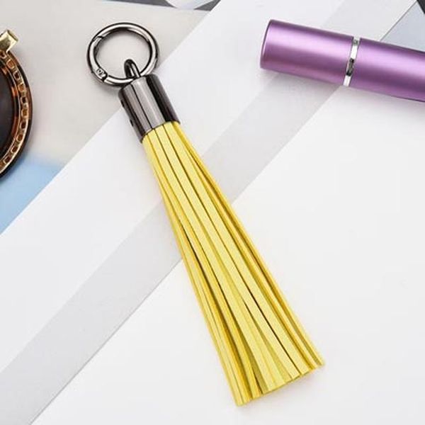 

cute key chain for women car trinket bag bugs car key ring tassels bag charm holder ornaments leather jewelry keychain eh385 h bbybzr, Silver
