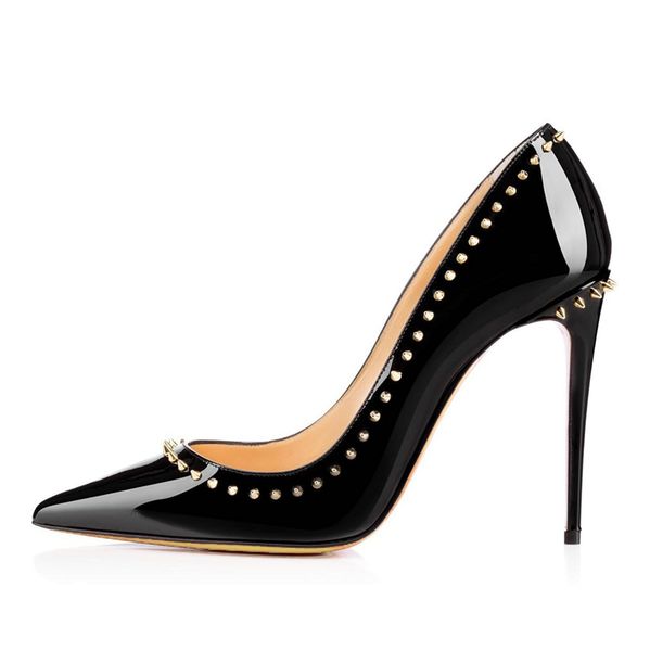 

e europe in the united states female heeled toe rebite heel shoes party high women shoe bombs tl-a0106 3zkm, Black