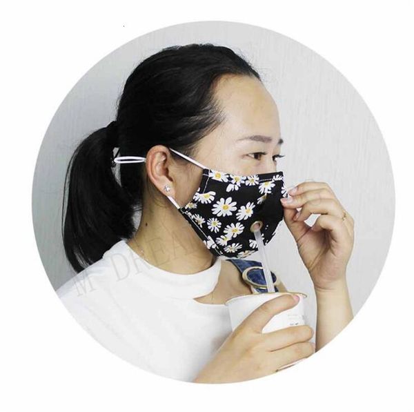 

factory party 30 styles face kids for adults drink cotton mouth straw reusable washable dustproof protective mask designer masks
