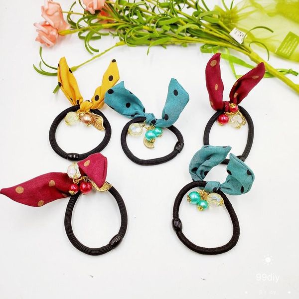 

hair accessories 14pcs/pack girls colorful small disposable gum for ponytail holder rubber cute bands fashion