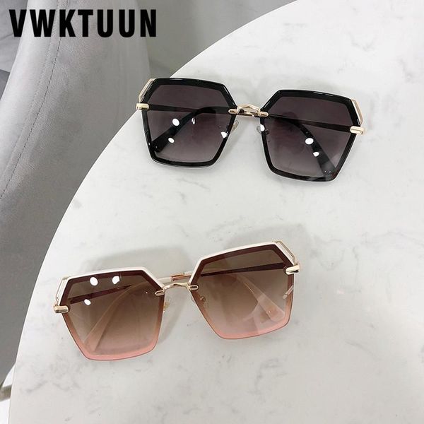 

sunglasses vwktuun luxury women vintage oversized metal frame glasses uv400 points traveling driving, White;black
