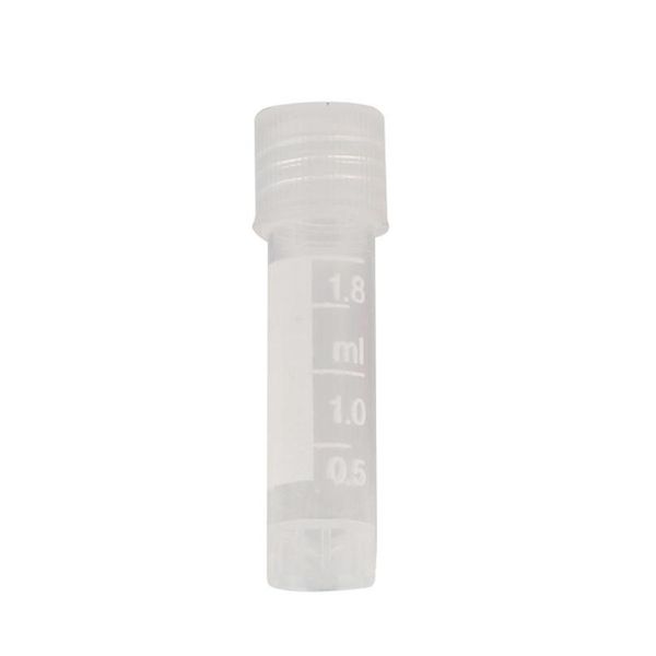 

1.8ml standable ing tube plastic cryotube laboratory analysis volume vials transparent with scale lab supplie bbyllw