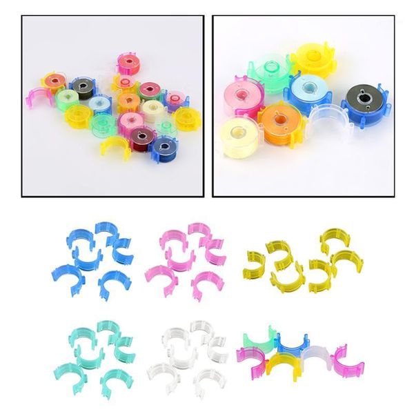 

50pcs sewing bobbin small clips sewing tool accessory thread holder organizing1, Black