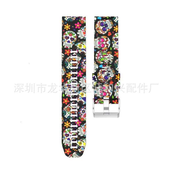 

suitable for 9 silicone strap, songtuo suunto spartan sport printing trend, personality 24mmbgt