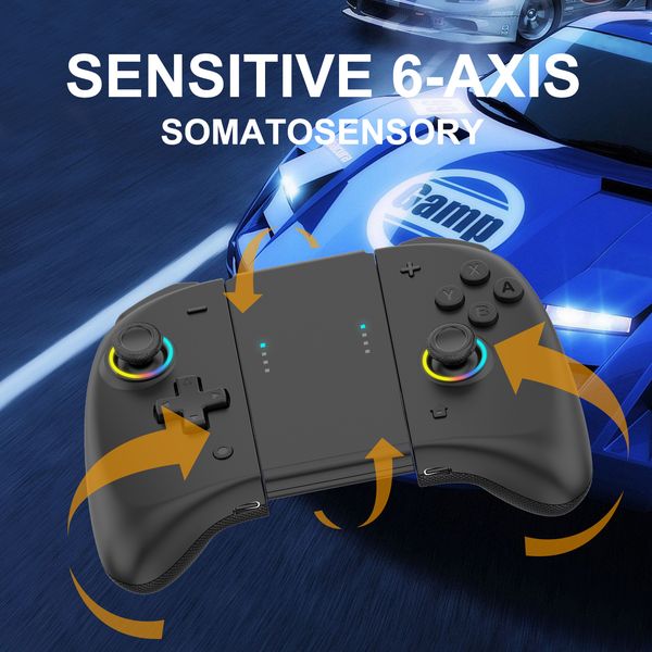 

1pc dual joystick gaming player machine for nintendo switch game controllers game accessories switch for joycon controller game accessories