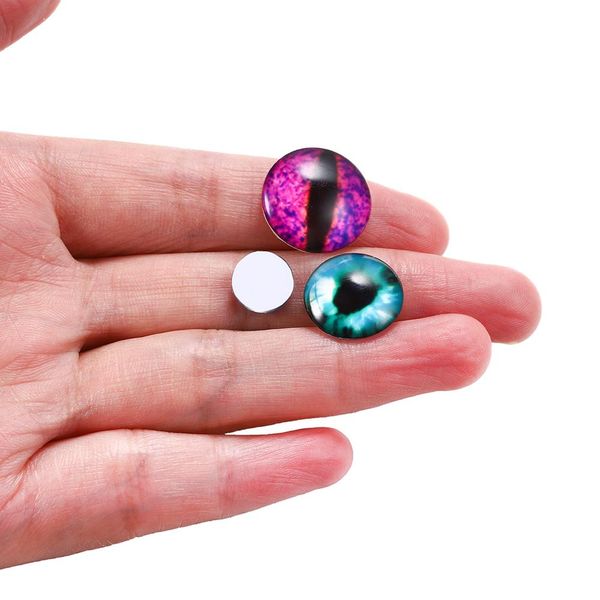 

20pcs/lot 8 10 12 14 20mm mix colors glass cabochon dome cover diy for pendant ring jewelry making supplies accessories finding wmtkzf