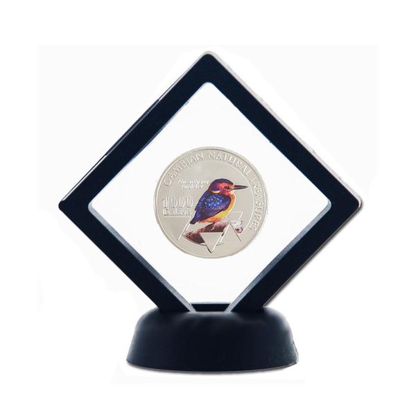 

rh посеребренные африканские pygmy kingfisher pattern gambian натуральные сокровища памятные монеты коллекционирования для коллекции f wmtdx
