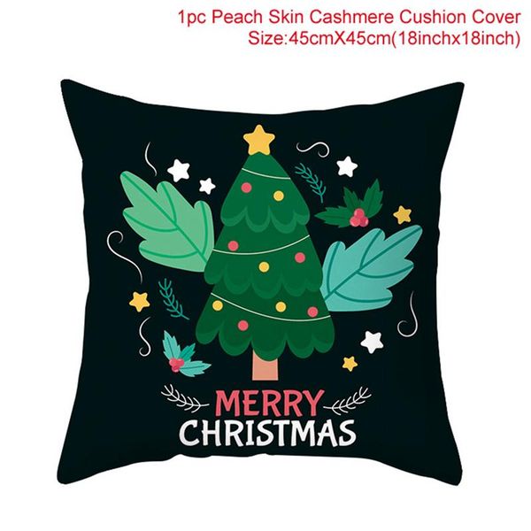 

fengrise customized cushion cover merry christmas decor for home 2020 cristmas ornament pillowcase xmas gift happy new year 2021 wmtkft