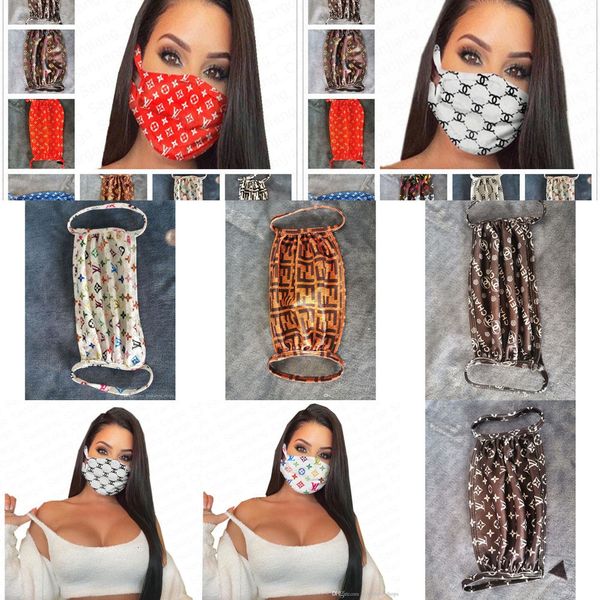 

breathable fashion print face mouth-muffle outdoor mask cycling mouth women masks washable reusable cbh6# dimp