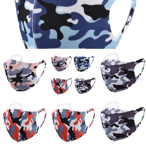 

with face reusable washable cloth camouflage designer color ear band dhl ice silk cotton mouth mprotective