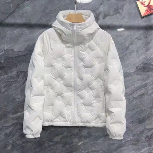 

designer luxury man's down jacket fashion hooded men's casual jacket, Black