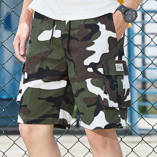 

2021 style men's summer shorts new fashion streetwear elastic waist rtb1, White;black