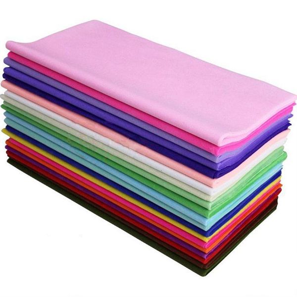 

40Pcs Wrapping Colored Tissue Paper For DIY Wedding/Flower Decor 50*50CM Gift packing 100
