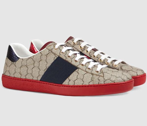 

мода мужские кроссовки ace low-top синий и красный веб-дизайнер printed canvas люкс повседневная обувь g фирменные кроссовки для женщин, Black