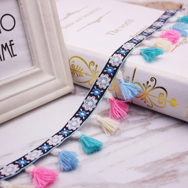 

10yards diy accessories lace ribbon tassel cotton bohemian key tassels trimming fringes for sewing clothes curtains decoration h bbypht