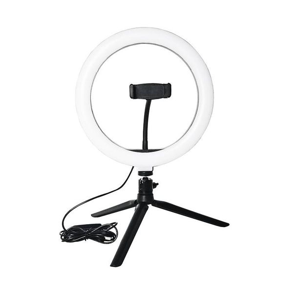 

ring light 26cm / 10inch led selfie lamp pgraphy ring light with tripod for youtube live makeup live