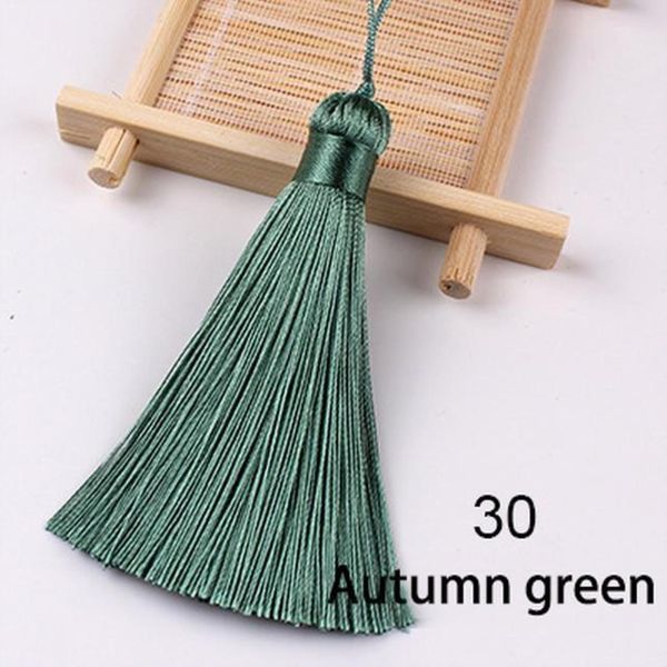 

wholesale 12pcs lot 8cm short fat tassel silk fringe sewing bang tassel trim decorative key tassels for curtain home decoration h qylywo