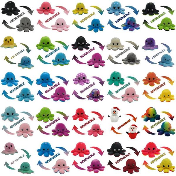 

reversible ocs plush stuffed toy soft animal home accessories cute animal doll children gifts baby companion plush toy wmtfer