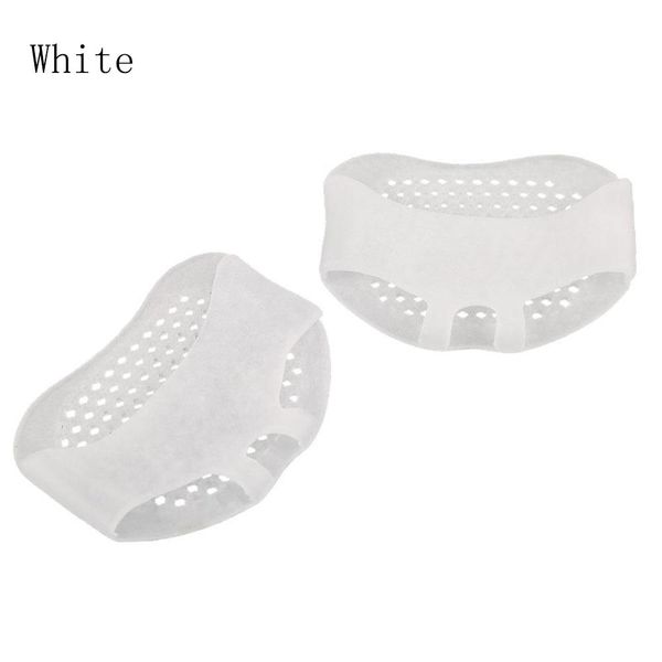 

1pair pain relief feet pad high heel shoes insoles soft silicone gel half yards mat massage foot care tools wmtcgg, Silver