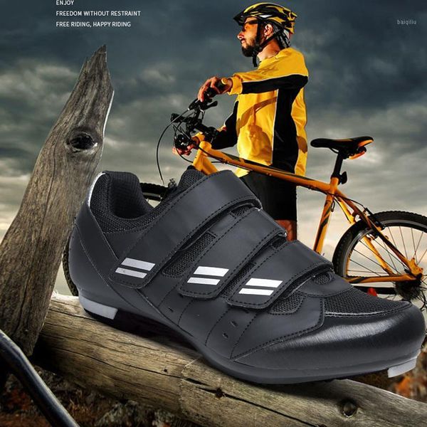 

men athletic cycling shoes women couple outdoor sport bicycle shoes self-locking professional racing road bike 2020 new1, Black