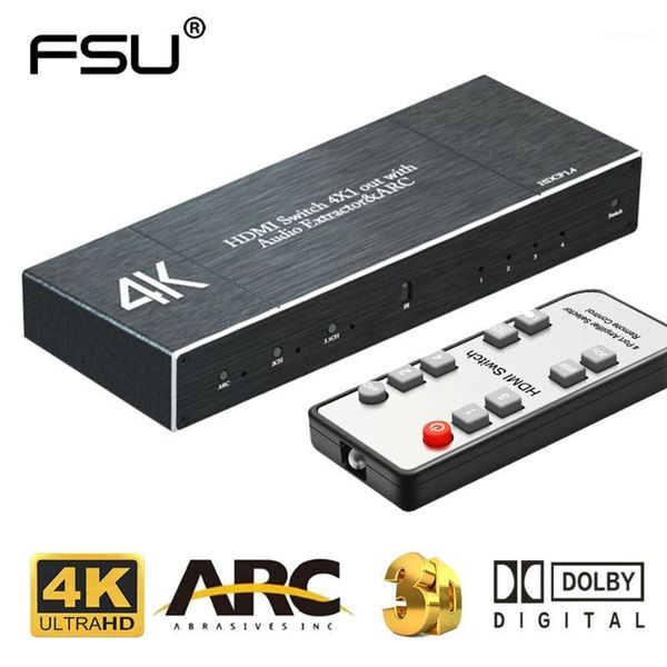 

switch 2.0b 4k 60hz hdr arc hdcp2.2 2.0 splitter 3d 1080p visual 4k adapter dolby for pc hdtv ps3/4 pro xbox projector1