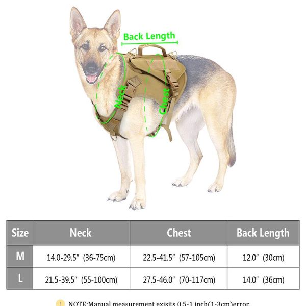 

military tactical dog harness vest dog training hunting molle vest for german shepherd k9 vest for medium large dogs ad sqcyor