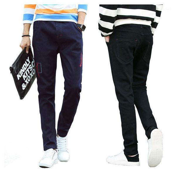 

men's jeans arrival casual blue&black men's trousers harem pants denim men teenager #hlk61001