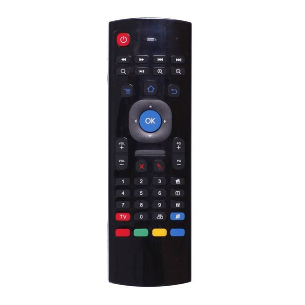 X8 retroilluminazione MX3 mini tastiera telecomandi PC wireless 2.4G con apprendimento IR Qwerty 6 assi Fly Air Mouse retroilluminato Gampad per Android TV Box