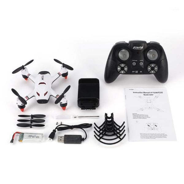 

f23g 2.4g rc drone mini quadcopter with 720p hd wifi fpv camera flow positioning gesture headless mode rc helicopter toys hobby1