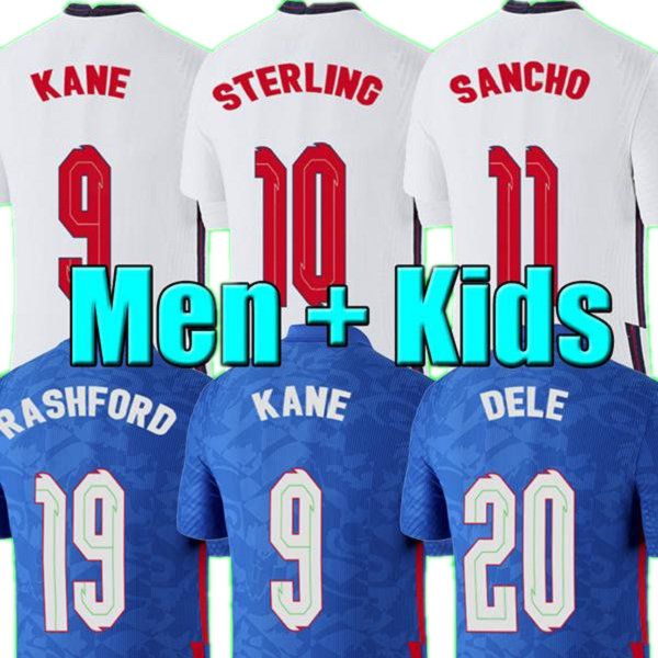 

new 2020 england dele alli soccer jerseys kane rashford sterling sturridge jersey 2021 men + kids kit football shirt vardy lingard, Black;yellow