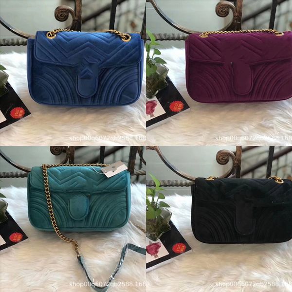 

nhdut new arrived lambskin leather handbag shoulder handbags women small designer bagsvelour bags feminina velvet girl bag come with, Black;red