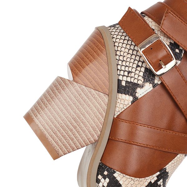 

sarairis new arrivals plus size 45 mix color autumn shoes woman boots high heels slip on mid calf boots women shoes, Black