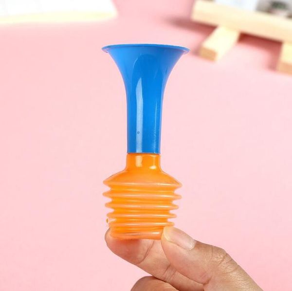 

10pcs mini plastic trumpet musical instruments for children baby kids pressing sound trumpets little toys gift for children gyh wmtvec