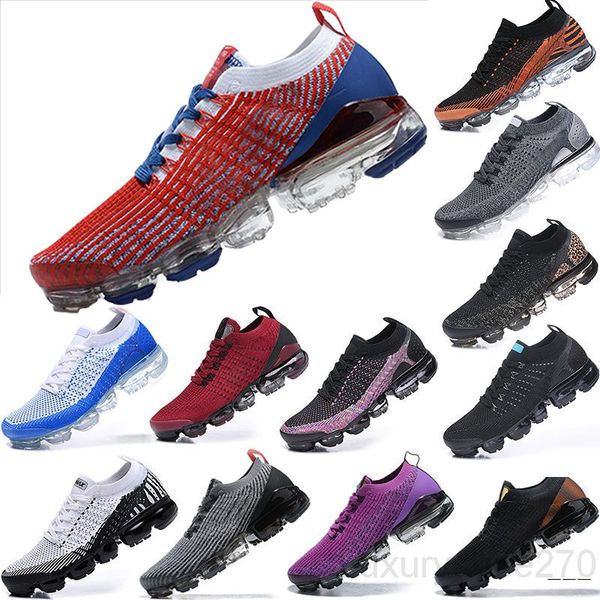 

2021 cushion knit 2.0 fly og mens casual shoes designer gym blue racer blue cny oreo sapphire blue women sneakers sports trainers ty5c, Black