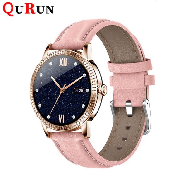 

new cf18p smart watch 1.09 inch female bracelet heart rate and blood prsure monitoring exercise waterproof fashion tr